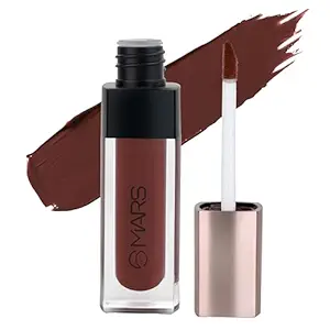 MARS Popstar Non-Drying Liquid Mousse Lipstick for Women with Matte Finish | Lightweight and Non-Sticky Formula | Up to 12 Hour Long Lasting | Transferproof & Waterproof (6.0ml) (12-Fame)